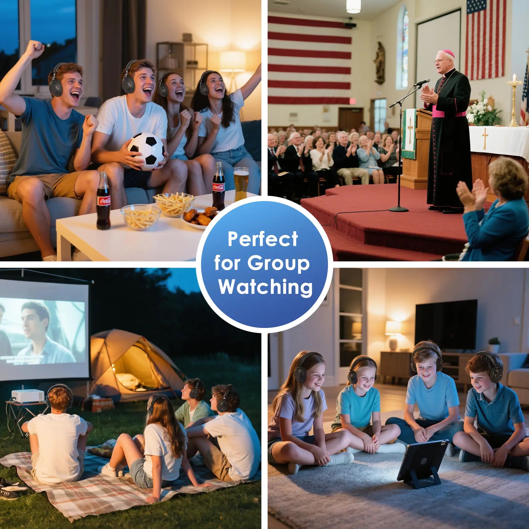 SIMOLIO Wireless Bluetooth Headphones Set for TV JH-747D Simolio Electronics