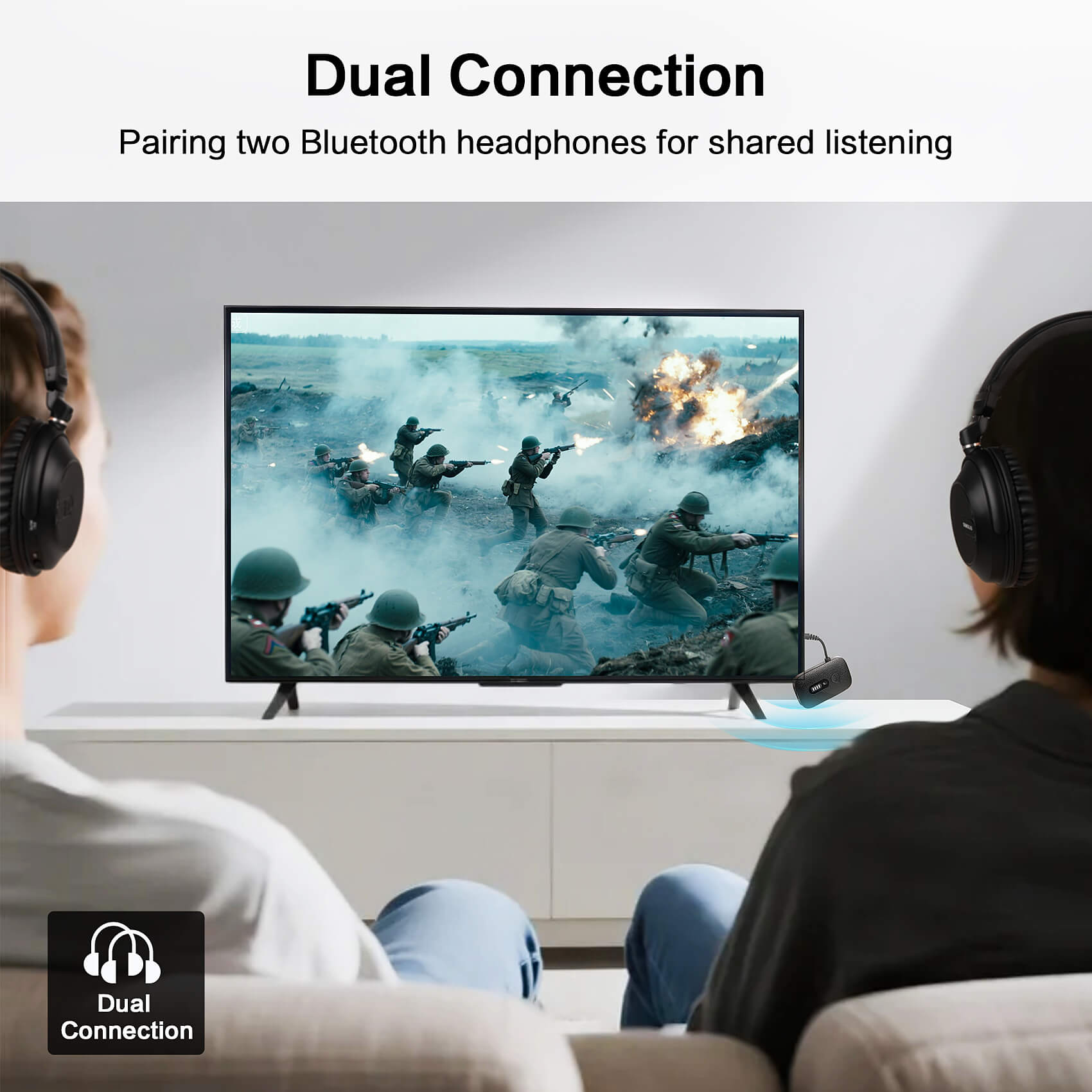 SIMOLIO Airplane Bluetooth Transmitter for Earbuds/Headphones JH-203A Simolio Electronics