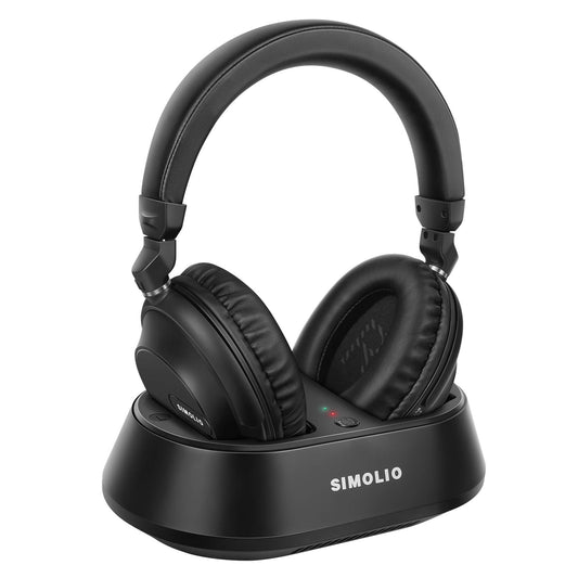 SIMOLIO Wireless TV Headphones with Charging Dock JH-757D Simolio Electronics