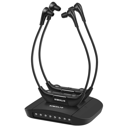 SIMOLIO Infrared Dual Headphones for TV Watching Simolio Electronics