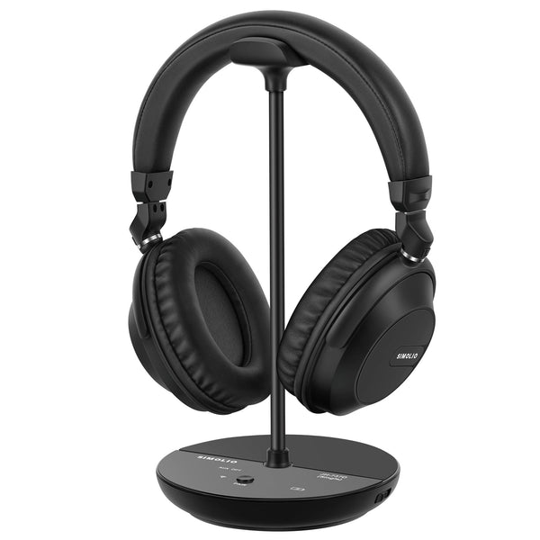 SIMOLIO Wireless headphones for TV with Cinema and Clear Dialog Modes (JH-737D1 Plus)