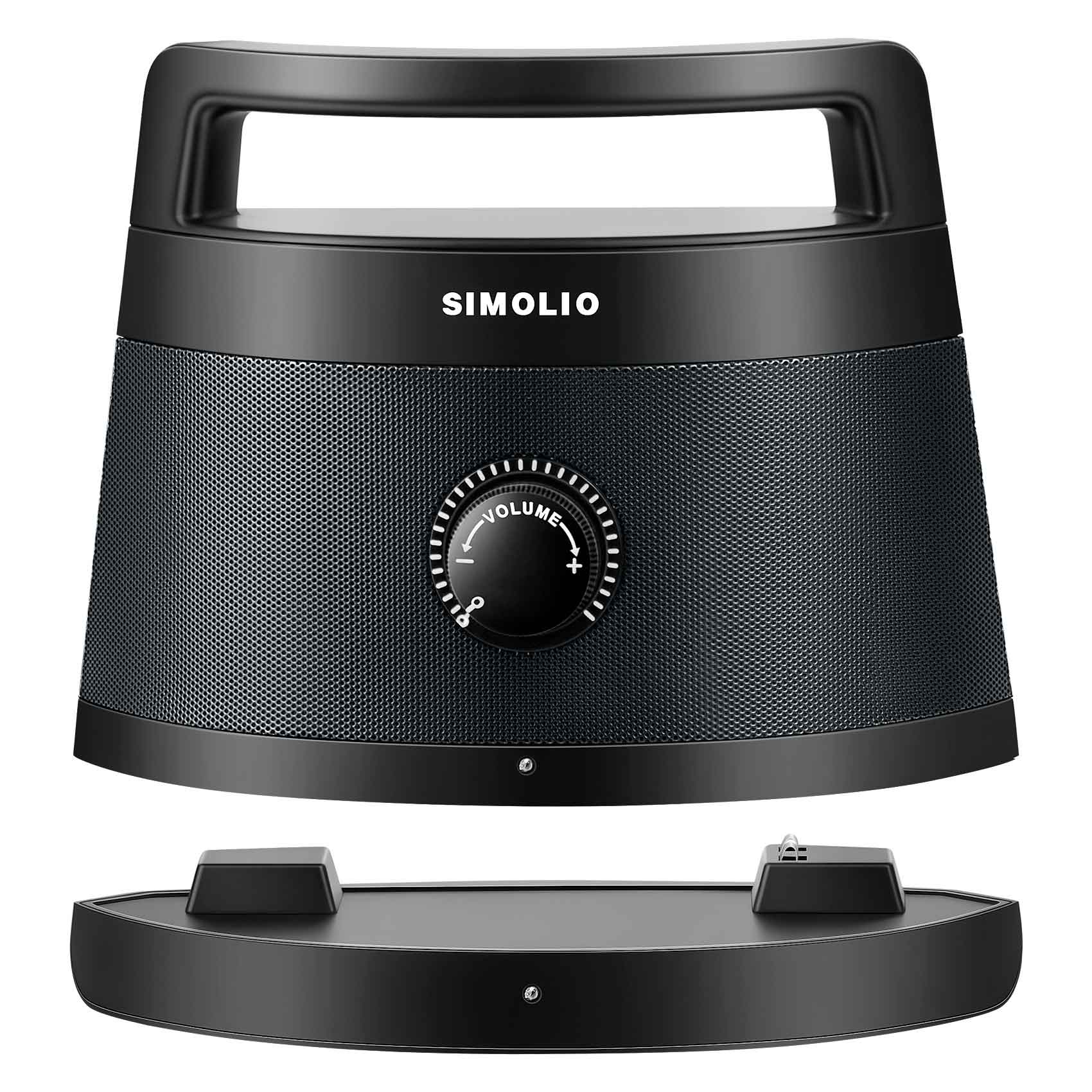 SIMOLIO Wireless TV Speakers for Elderly, Gray (SM-621D PLUS)