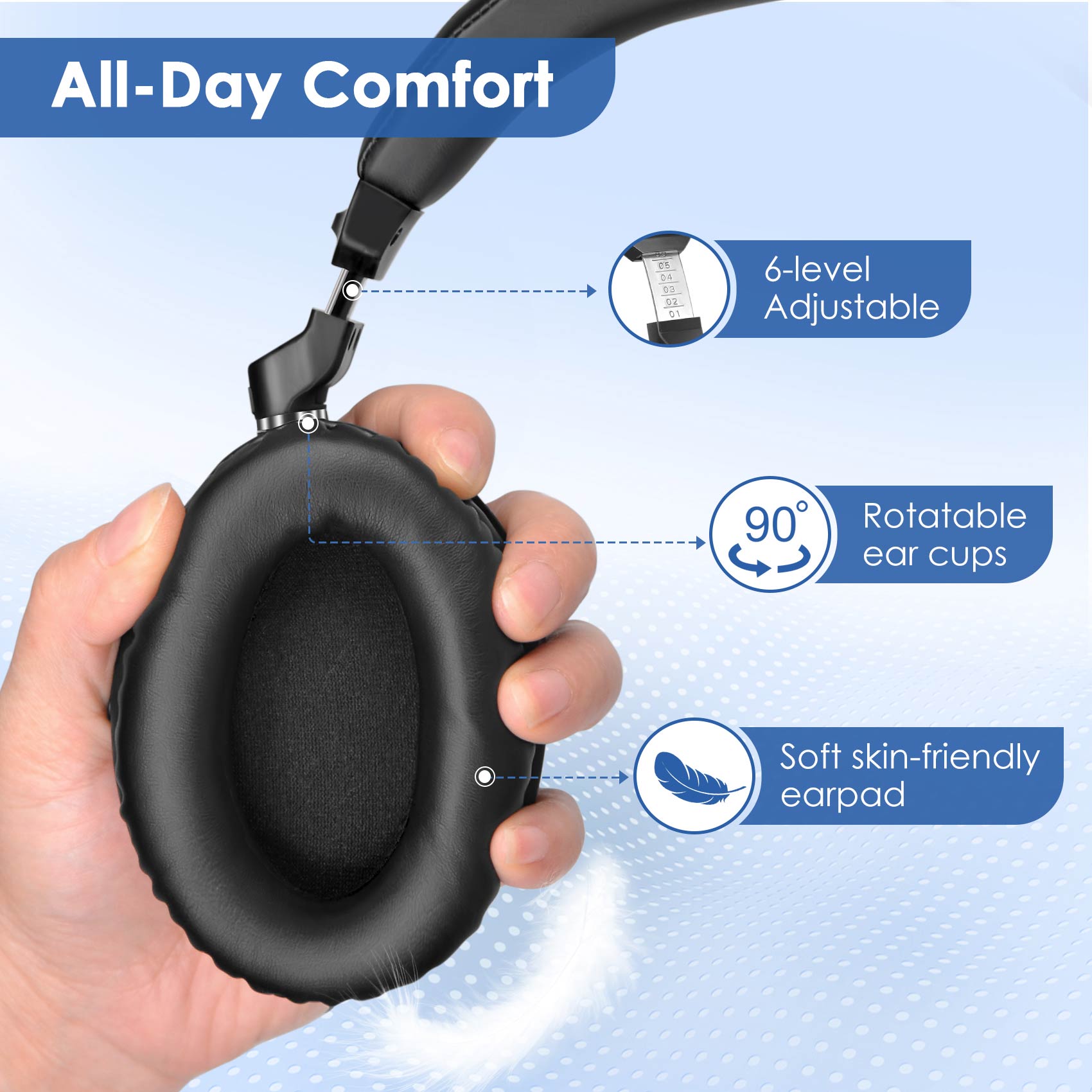 SIMOLIO Replacement Bluetooth Wireless Headphones for TV JH-737D Plus Simolio Electronics