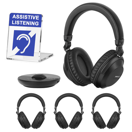 SIMOLIO Wireless Group Listening Headphones Set for TV JH-747D Simolio Electronics
