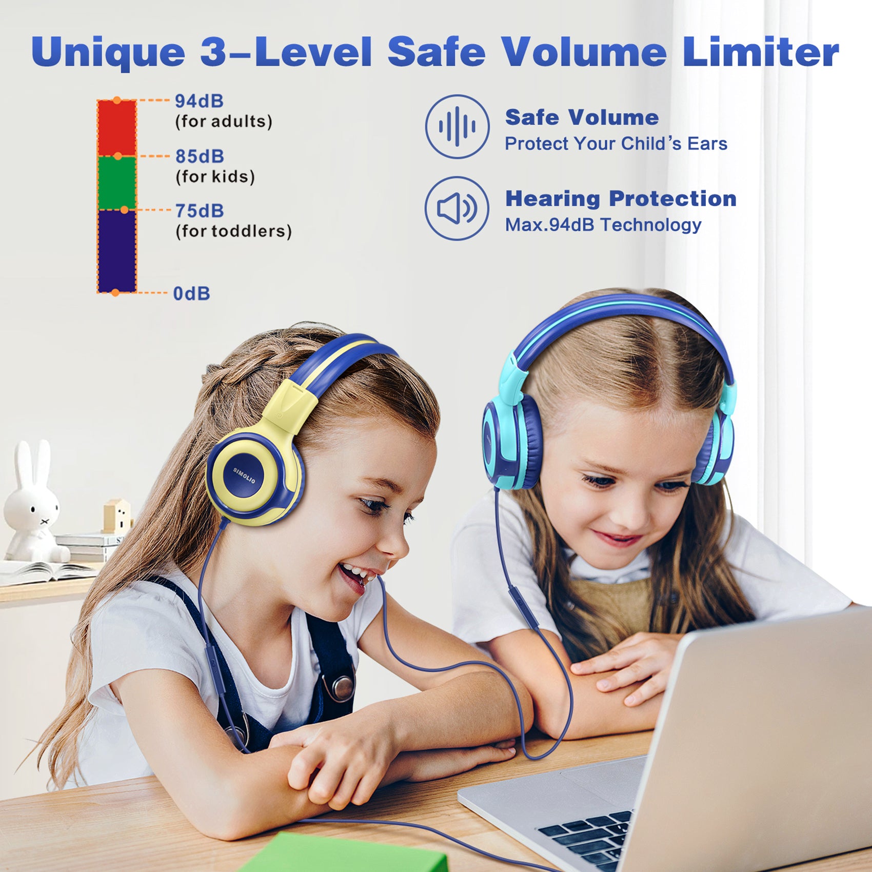 Kids Headphones for School Bulk Hearing Protection