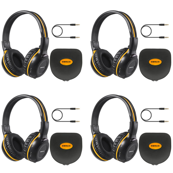 SIMOLIO SM-561D4 kids wireless car headphones DVD player