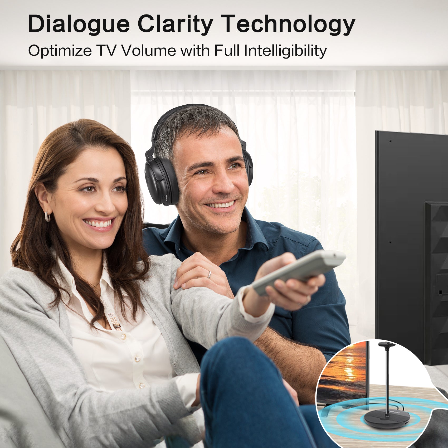 SIMOLIO-Digital-wireless-headphones-for-tv-watching-SM-829D1-dialogue-clarity