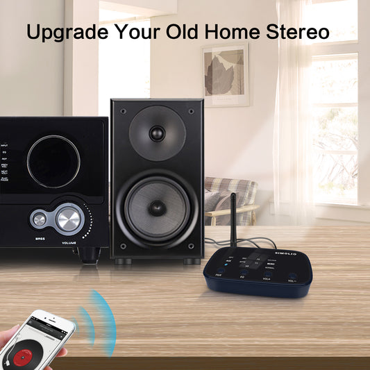 SIMOLIO JH-211D Bluetooth wireless adapter for home stereo old speakers
