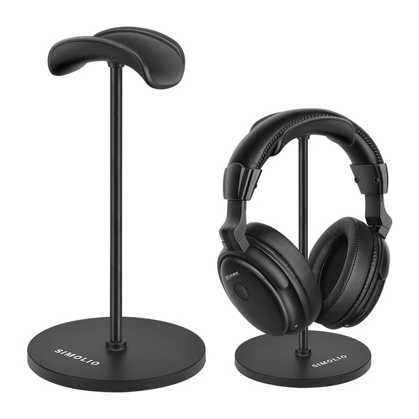 SIMOLIO Solid Anti-Slip Headset Holder for Desk