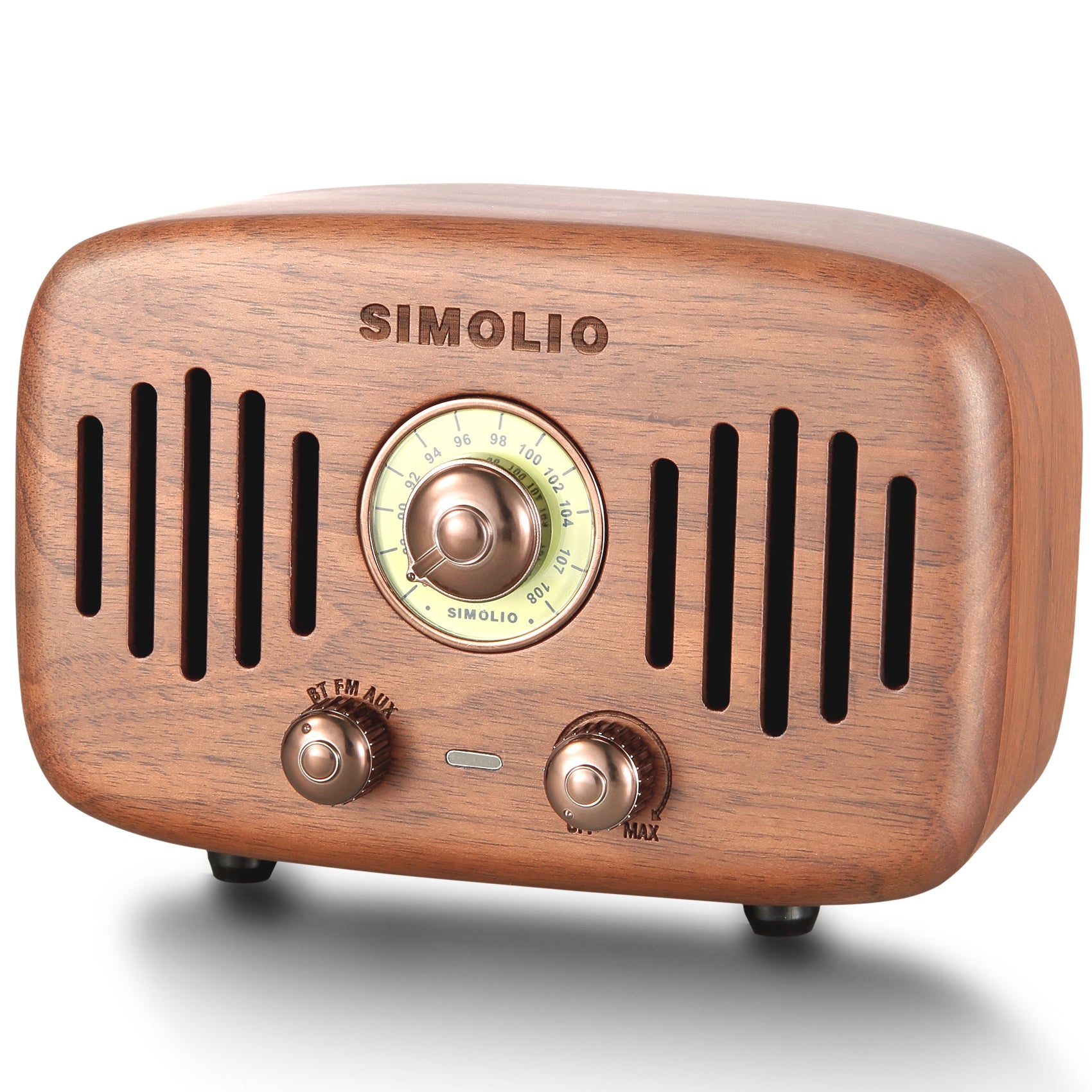 Simolio SM-762S vintage bluetooth speakers stereo HD sound