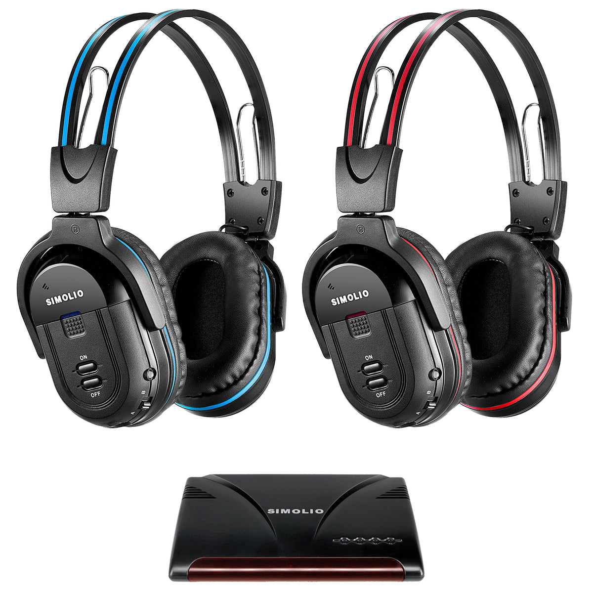 Infrared Headphones SIMOLIO Wireless IR Headphones For Car DVD