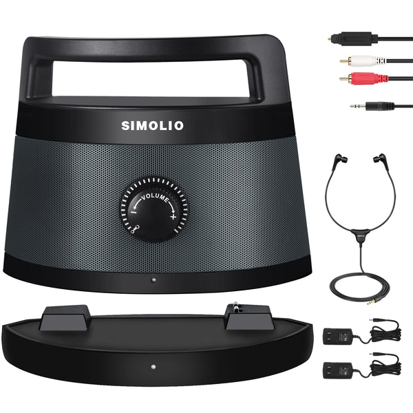 SIMOLIO SM-621D wireless speakers for tv listening elderly 