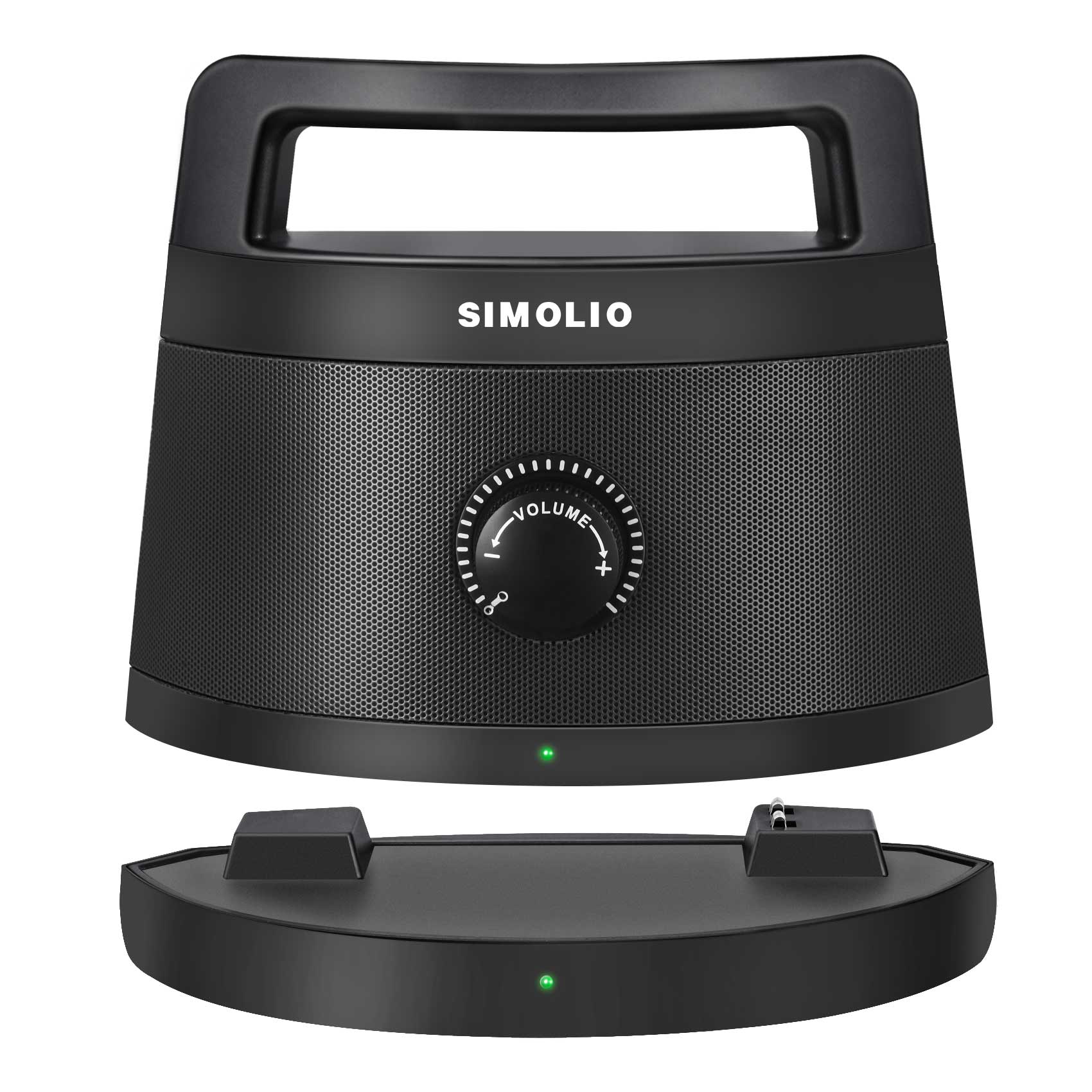 SIMOLIO Wireless TV Speakers for Elderly (SM-621D) Black