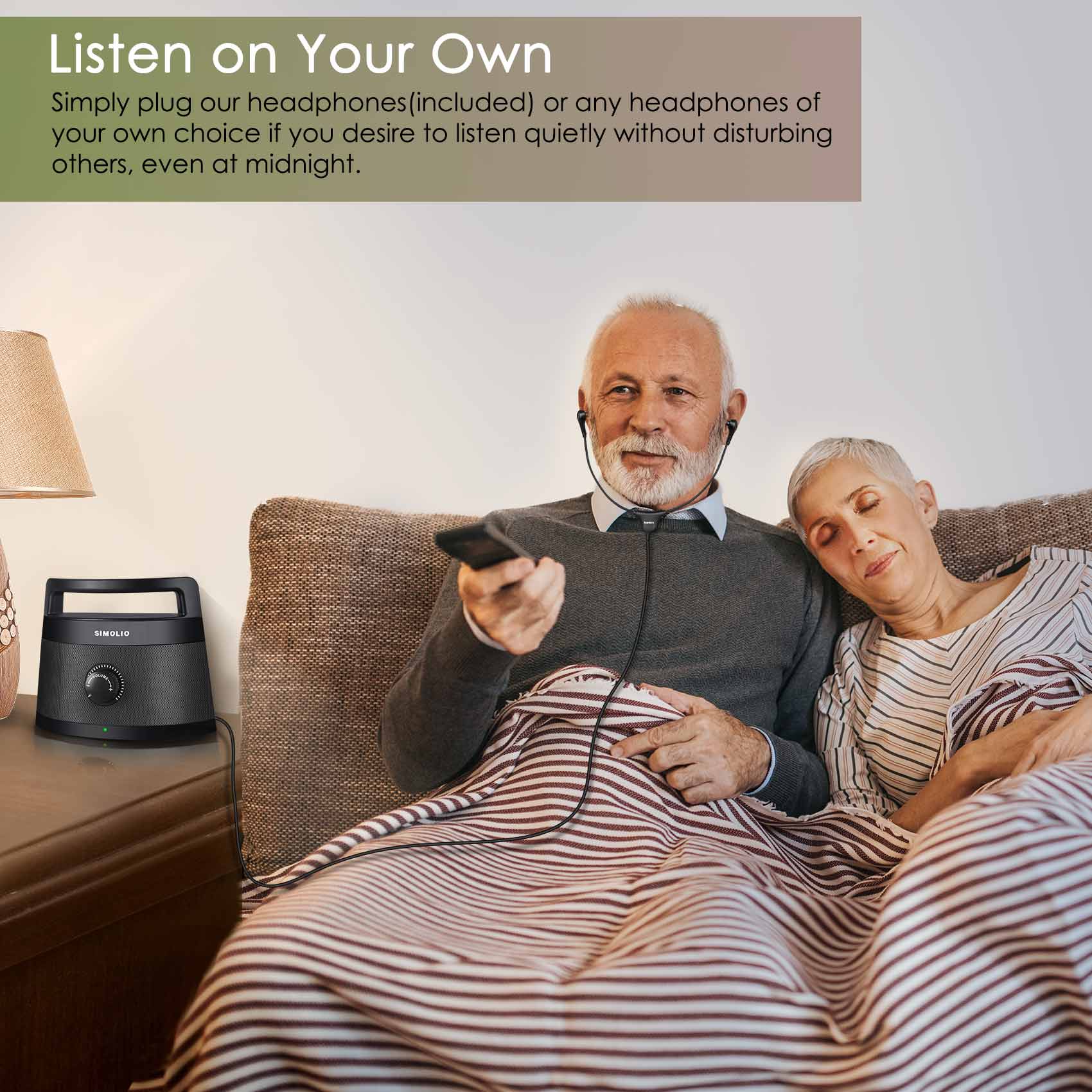 Wireless Portable TV speakers