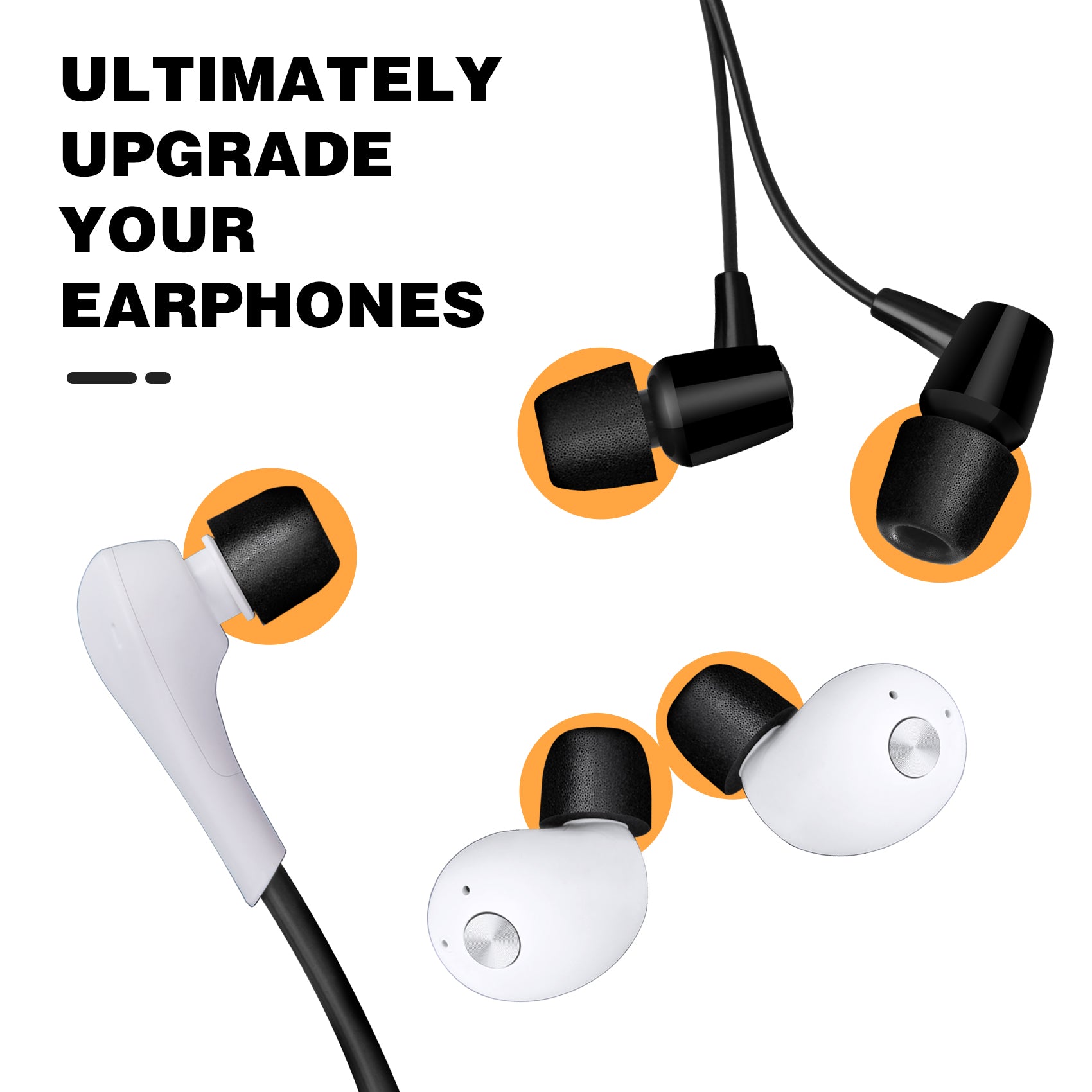 SIMOLIO SM-001S replacement ear tips for wireless tv headphones