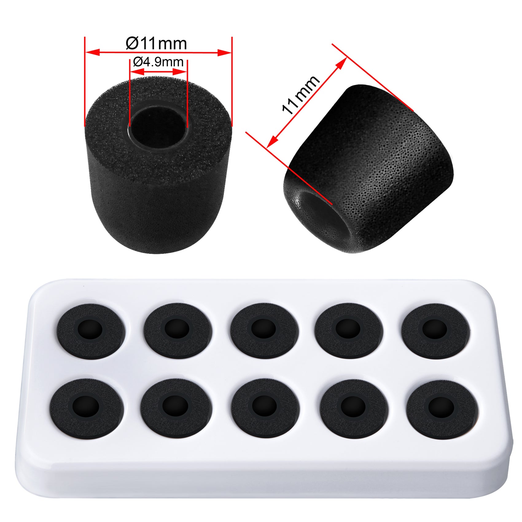 SIMOLIO SM-001S replacement ear tips for wireless tv headphones specification