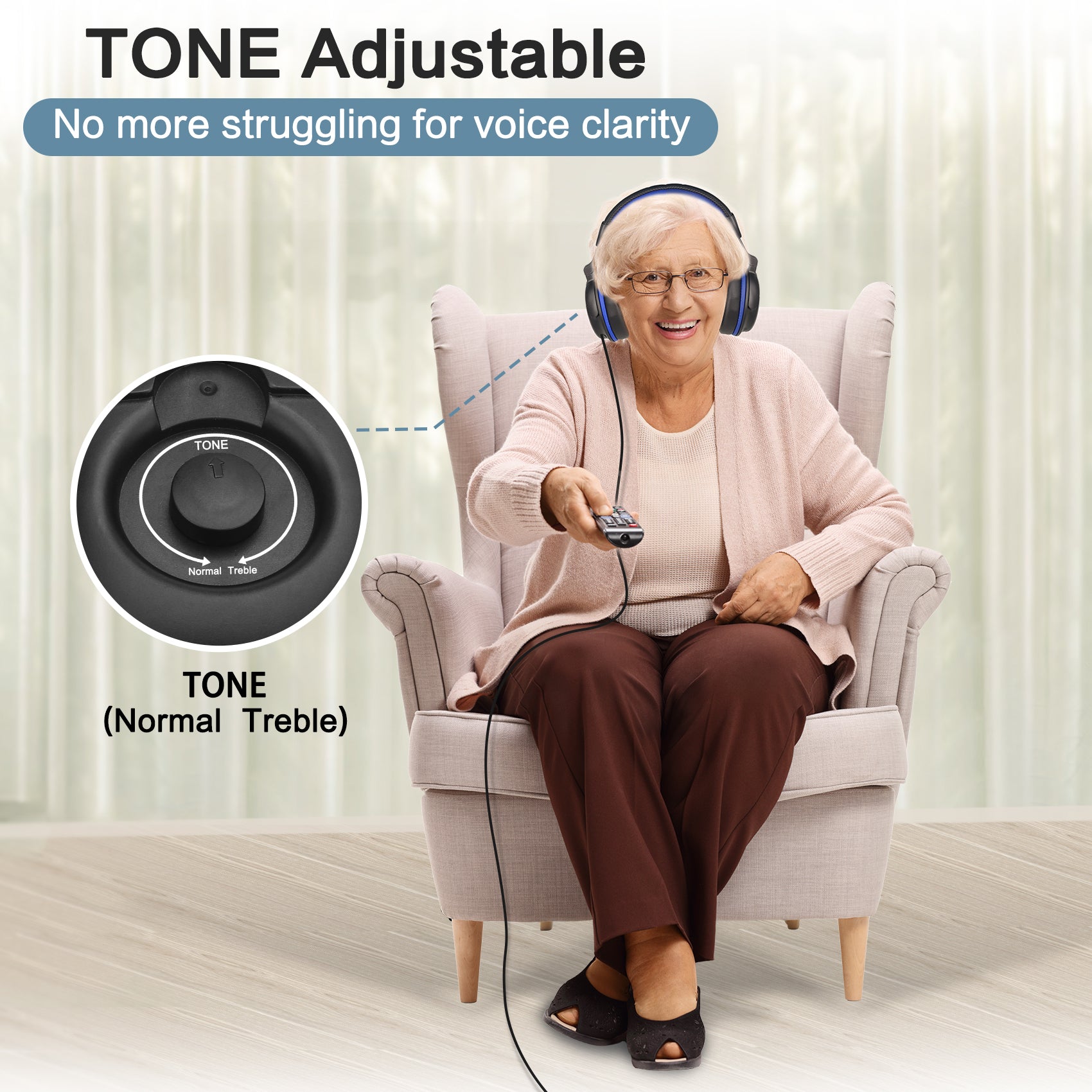 SIMOLIO-wired-headphones-for-tv-watching-adjustable-tone-SM-905tv