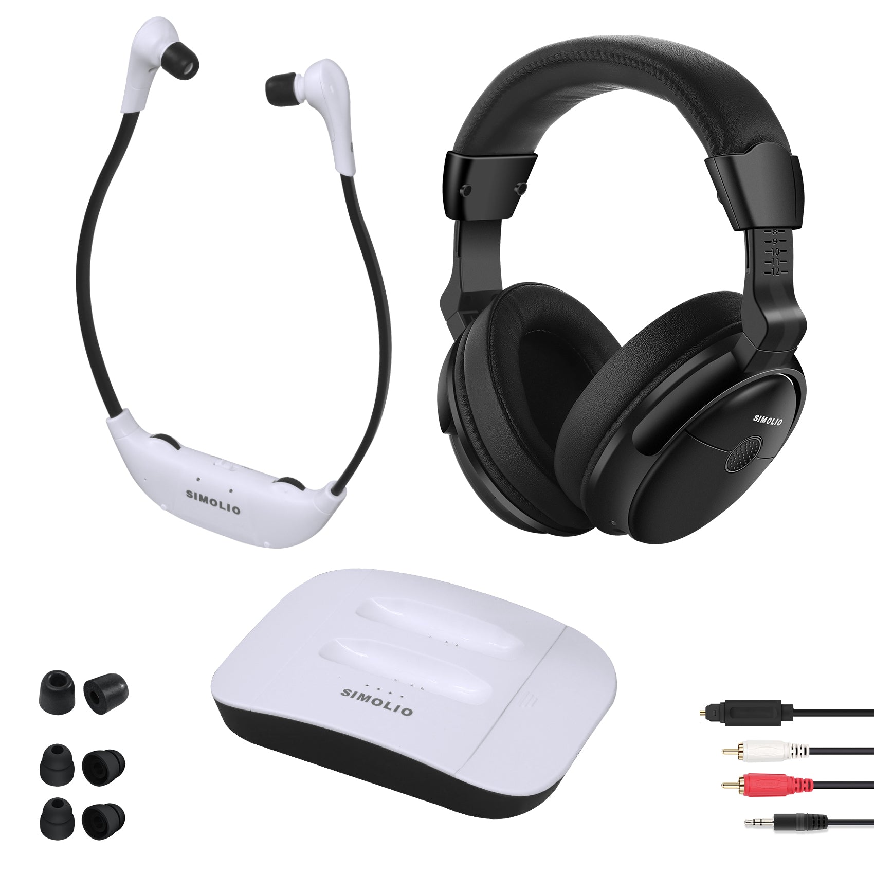 SIMOLIO-wireless-headphones-for-tv-listening-SM-8245