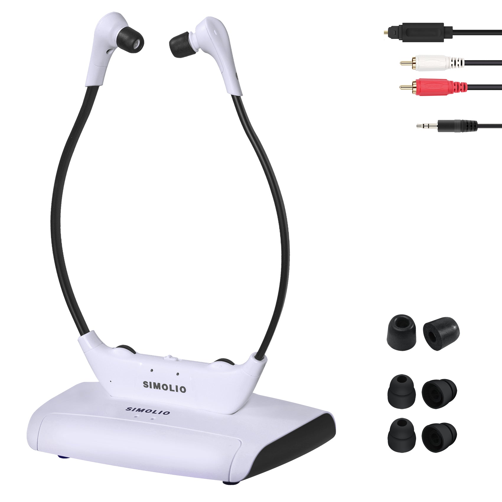 SIMOLIO Wireless TV HeadSet for TV SM 823D Pro Simolio Electronics