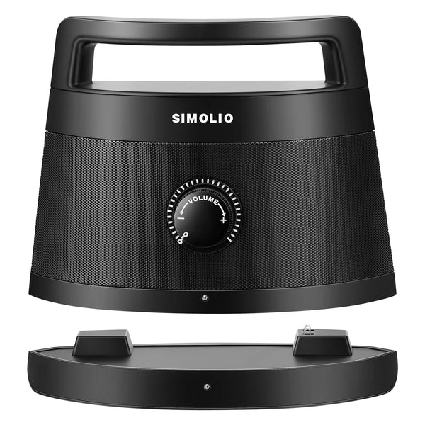 SIMOLIO Wireless TV Speakers for Elderly, Black (SM-621D PLUS)